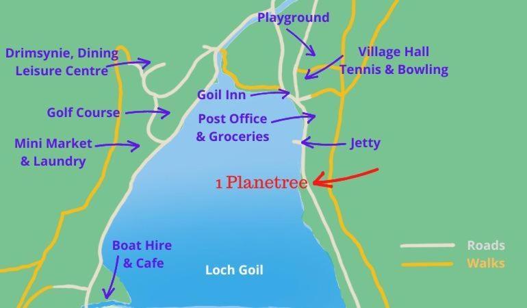 1 Planetree Cottage - Loch View ロッホゴイルヘッド エクステリア 写真